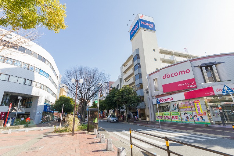 西鉄大橋駅からの道のり