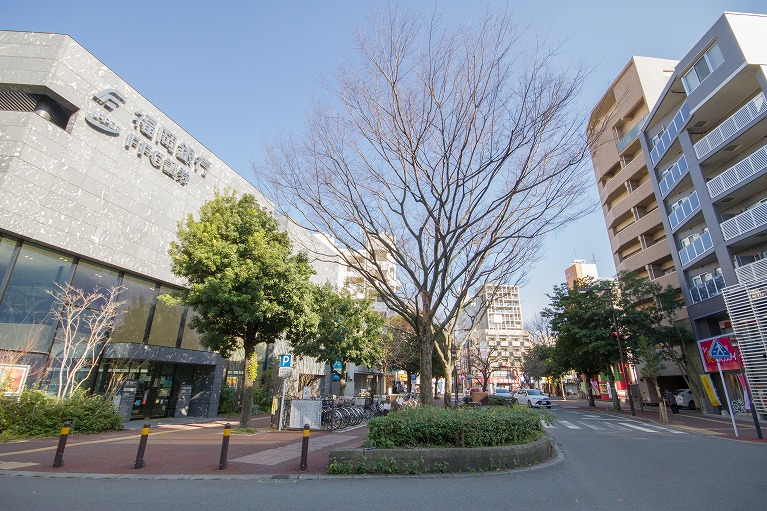 西鉄大橋駅からの道のり