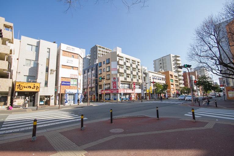 西鉄大橋駅からの道のり